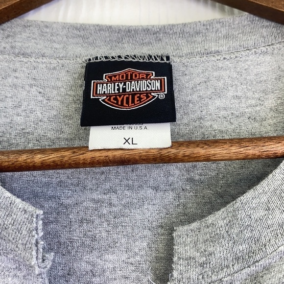 Harley Davidson - Vintage 2003 Gray Black Hills Rally South Dakota Tank Size XL - Picture 4 of 9